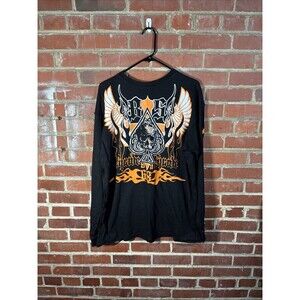 Blac Label Black Spade Death Dealers Long Sleeve Shirt Black Unique Adult 2XL